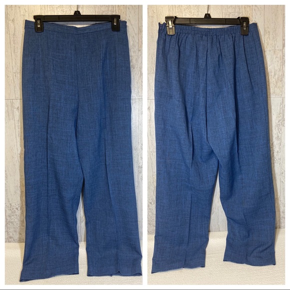 Women’s Sag Harbor Dress SUIT blues & Tan NEW WT - Picture 5 of 16